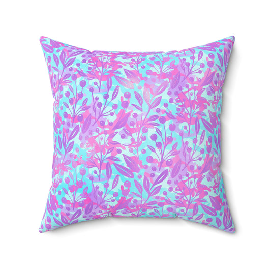 Sweet Berry Bloom Throw Pillow