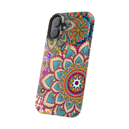 Colorful Mandala MagSafe® Compatible Tough Case for iPhone