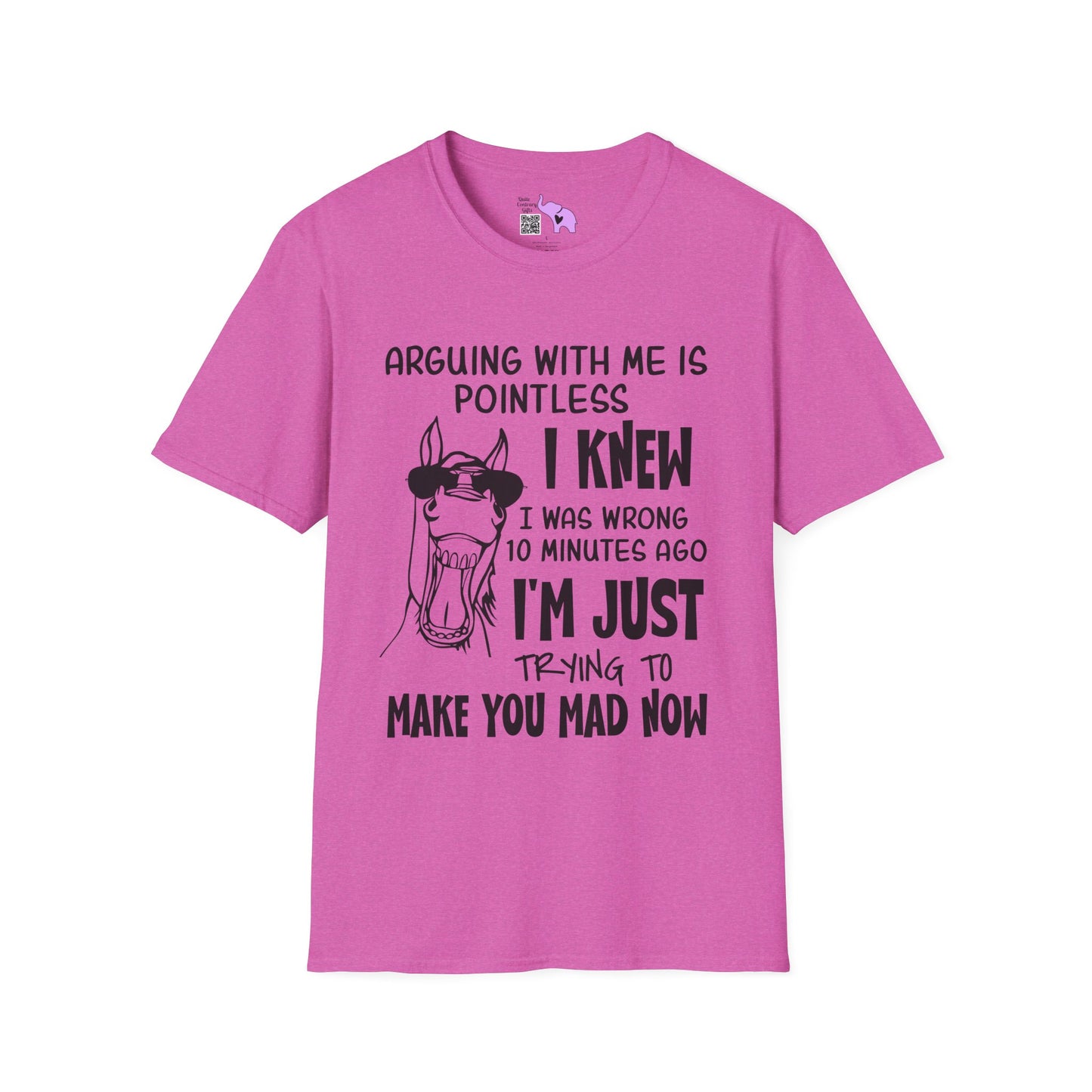 Arguing With Me is Pointless... Adult T-shirt