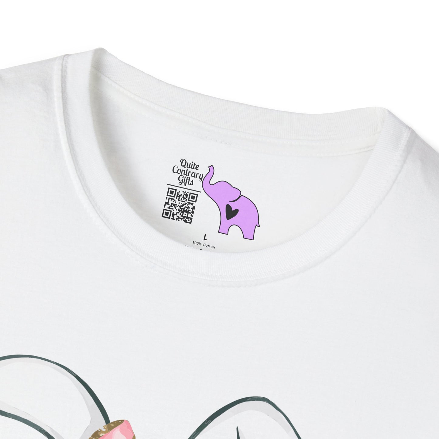 Happy Easter (Bunny Tail) Adult T-shirt