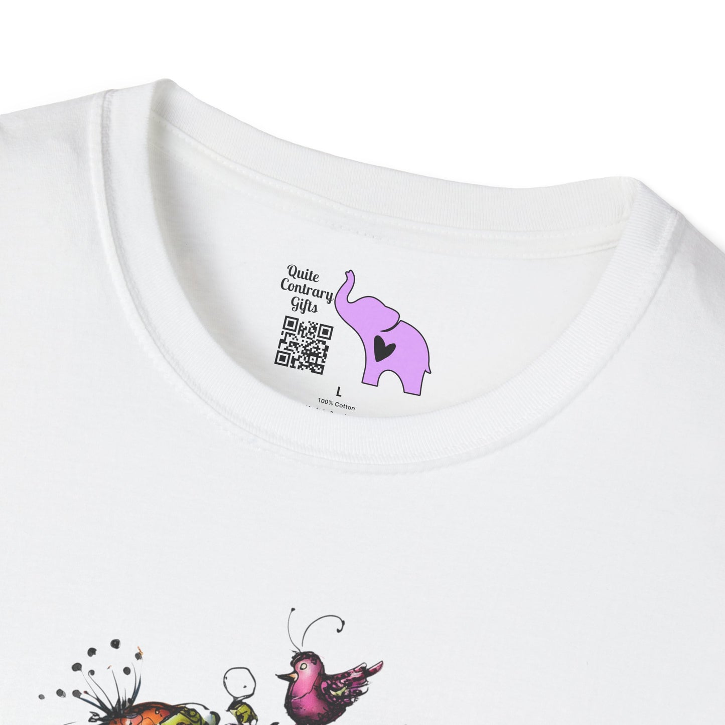 The Snowman Who Loved Butterflies Adult T-shirt