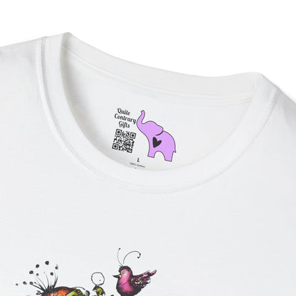The Snowman Who Loved Butterflies Adult T-shirt