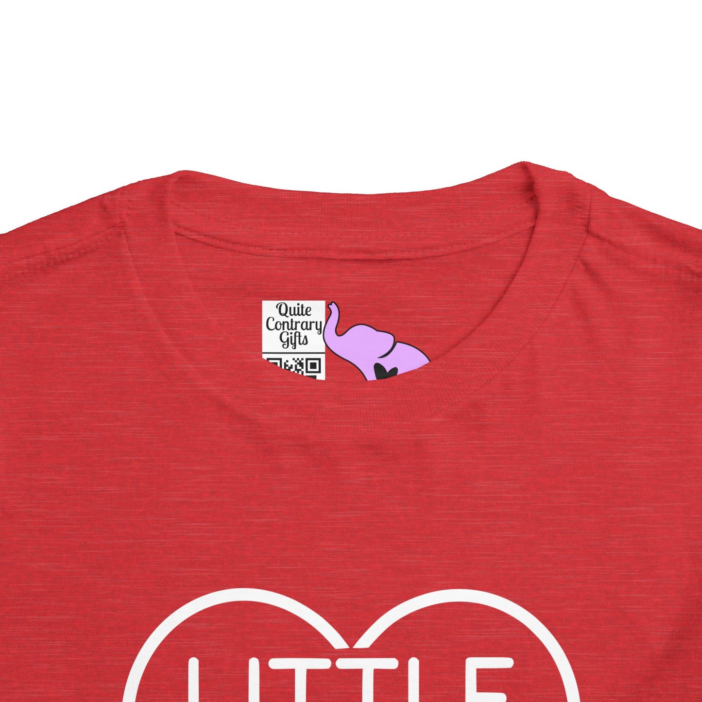 Little Sister (Heart) Toddler Tee