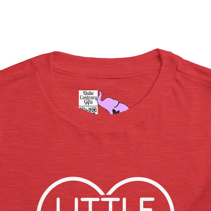 Little Sister (Heart) Toddler Tee