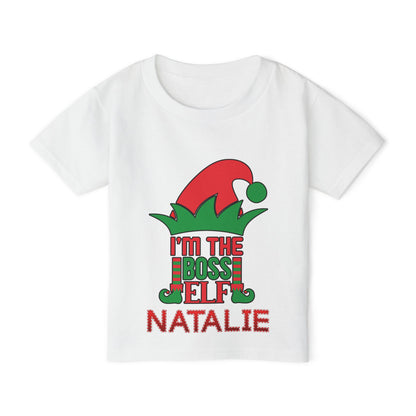 I'm The Boss Elf Heavy Cotton™ Toddler T-shirt