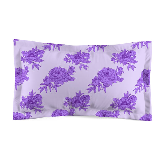 Royal Orchid Peonies Pillow Sham