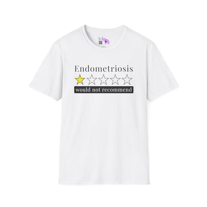 Endometriosis 1 Star Would Not Recommend Adult T-shirt