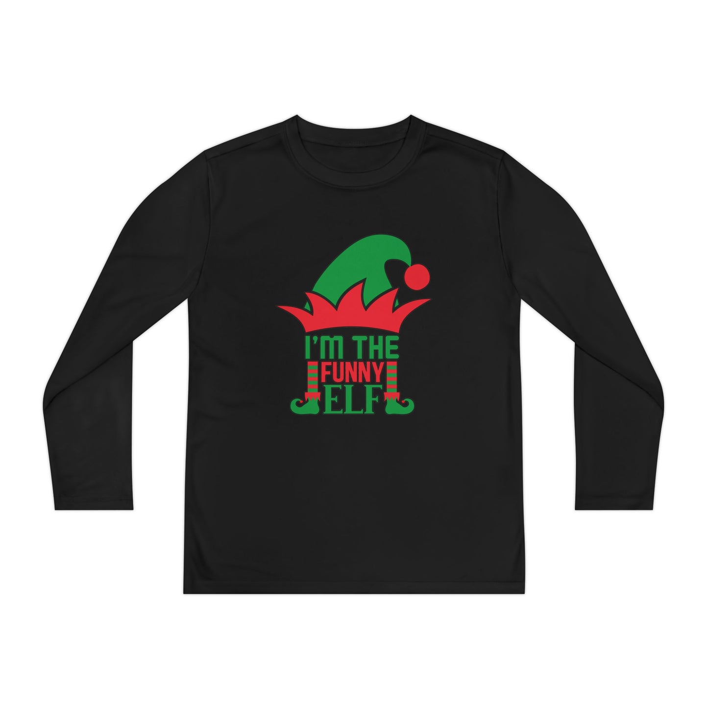 I'm The Funny Elf Youth Long Sleeve Tee