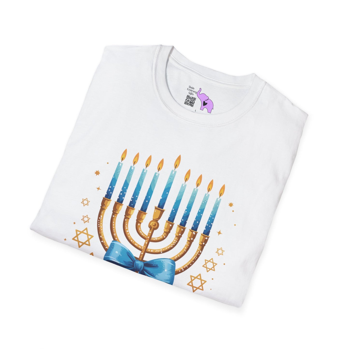 Love & Light Menorah Adult T-shirt