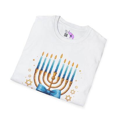 Love & Light Menorah Adult T-shirt