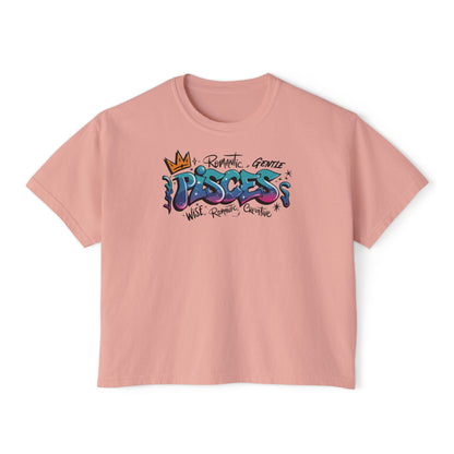 Pisces Street Art Women's Boxy Tee