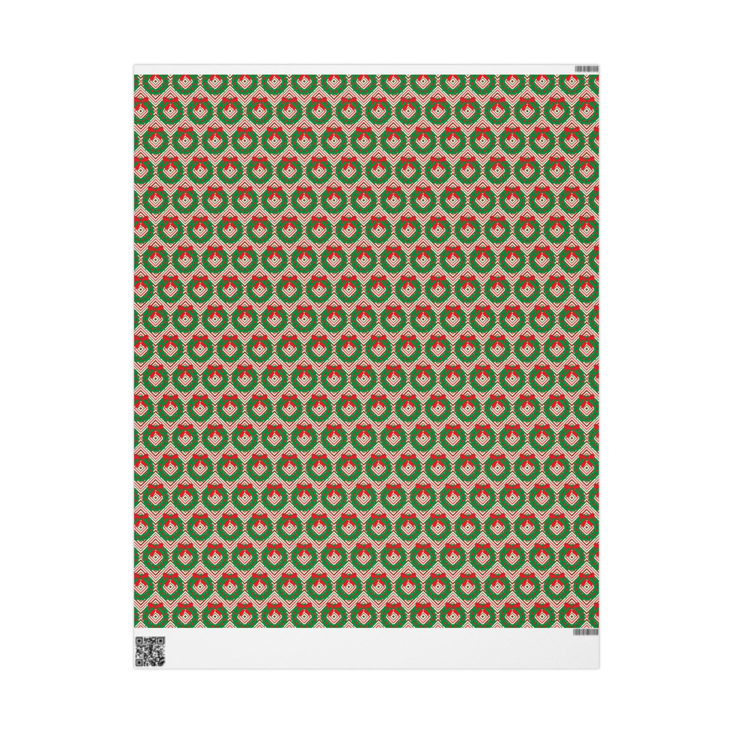 Christmas Wreaths Wrapping Paper