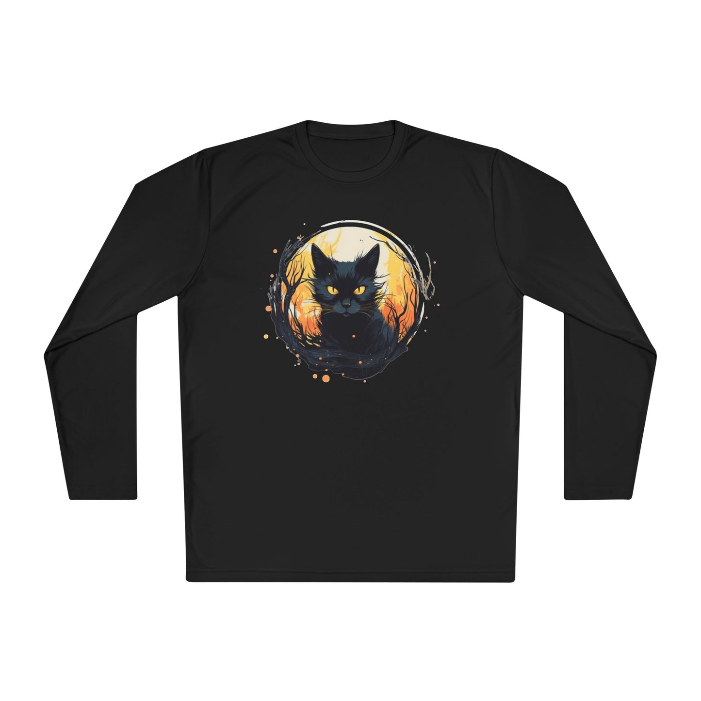 Creepy Black Cats 13 Adult Long Sleeve Tee