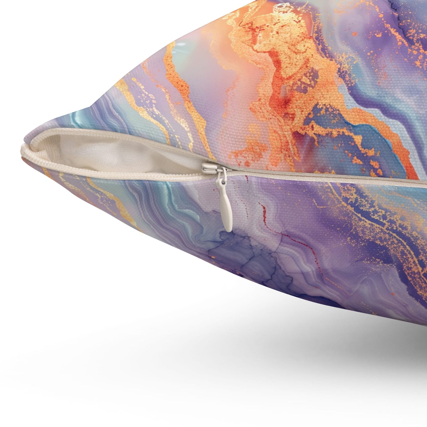 Dreamwave Marble Throw Pillow
