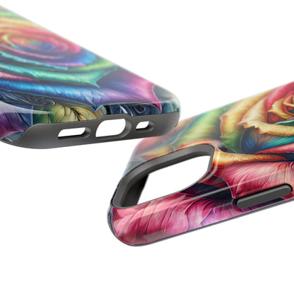 Colorful Rose MagSafe® Compatible Tough Case for iPhone