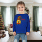 Merry Christmas Girl Gnome Toddler Long Sleeve Tee