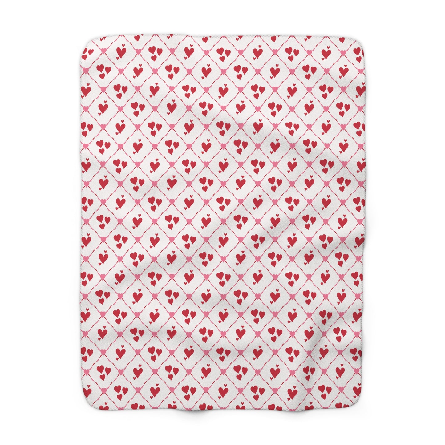 Cupid’s Lattice Fleece Blanket