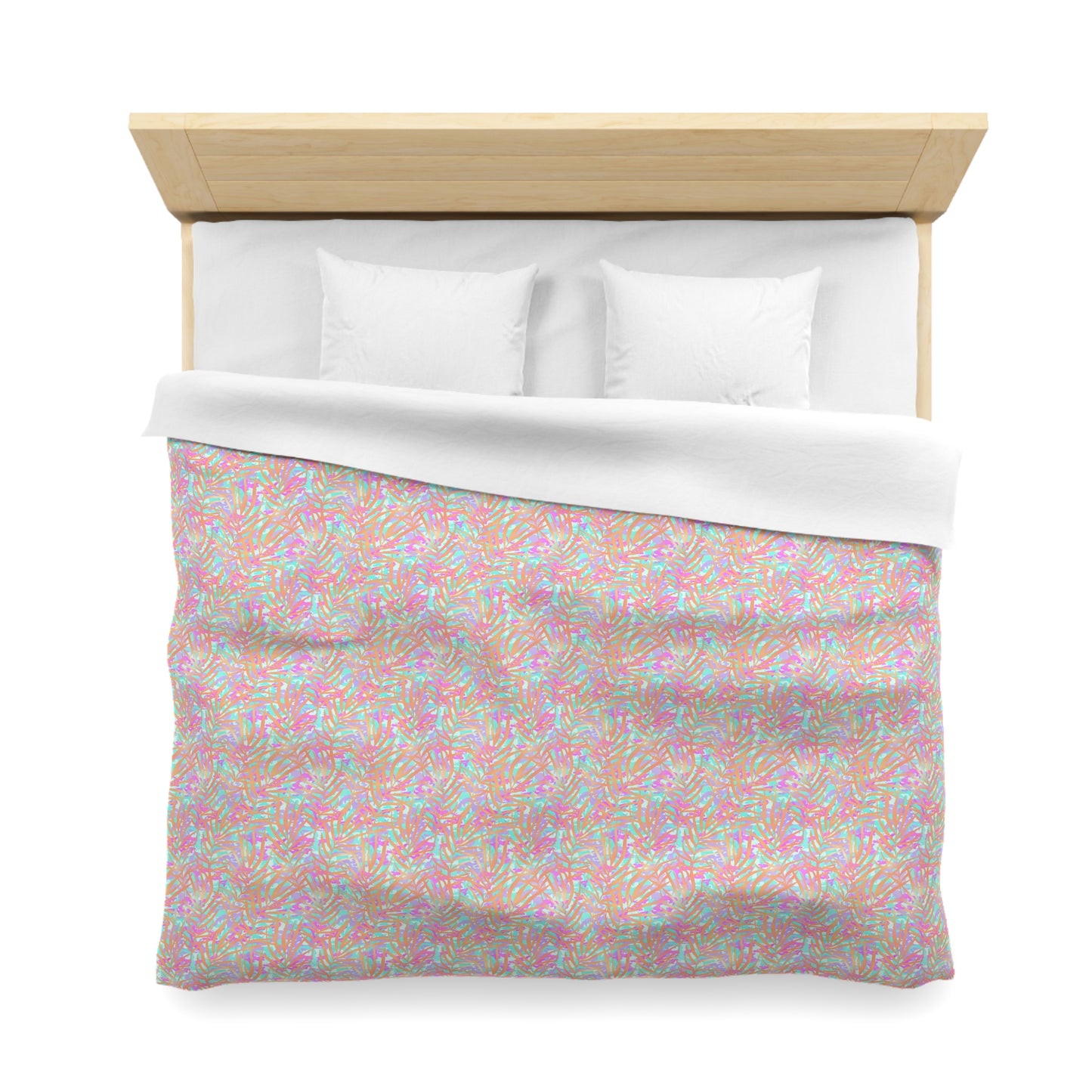 Tropical Sunset Palms Microfiber Duvet Cover