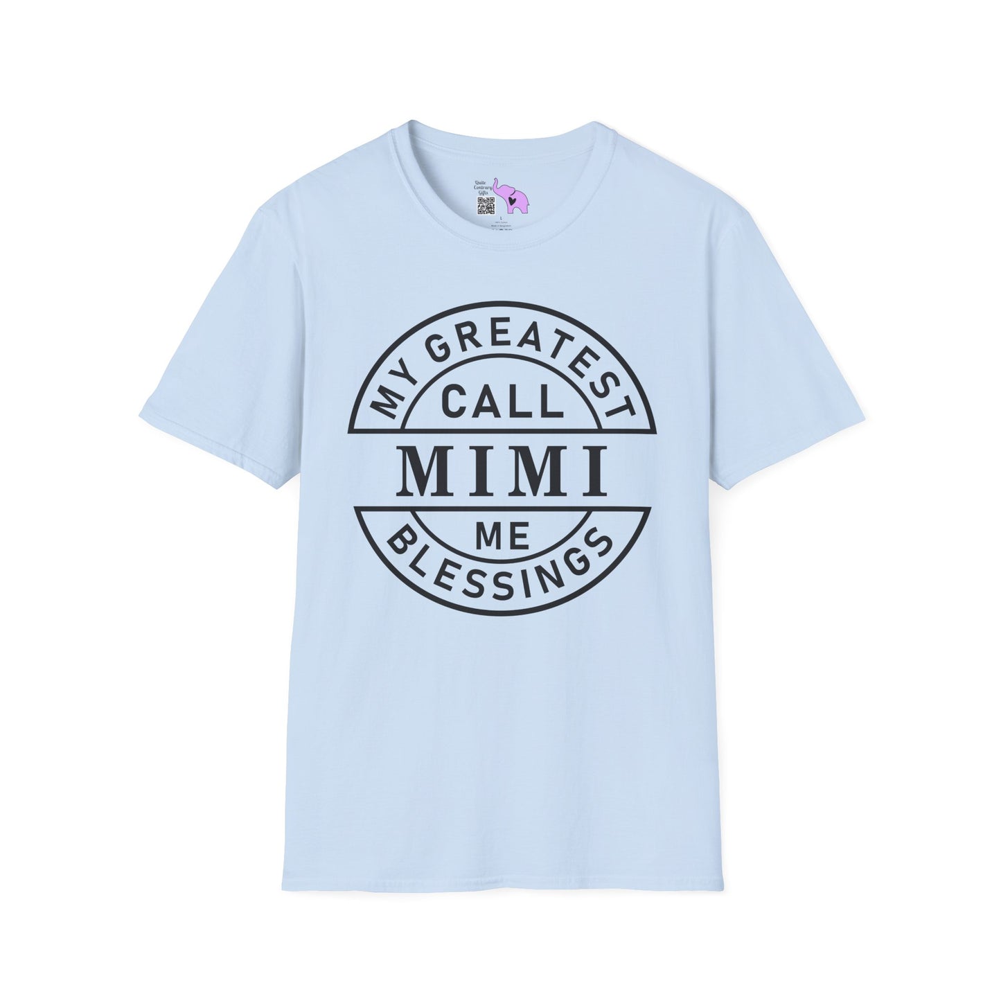 My Greatest Blessings Call Me Mimi Adult T-shirt