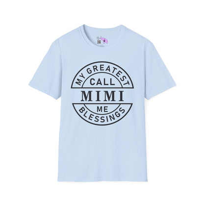 My Greatest Blessings Call Me Mimi Adult T-shirt