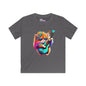 Colorful Guitar Kitten Youth Softstyle Tee