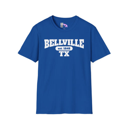 Bellville Tx Est. 1848 Adult T-shirt