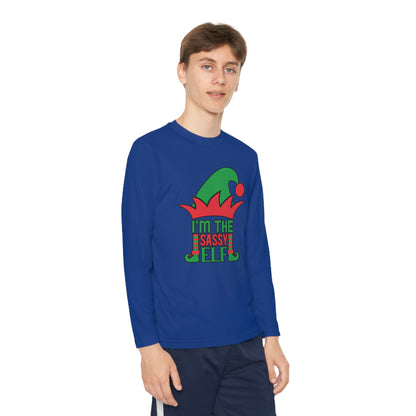 I'm The Sassy Elf Youth Long Sleeve Tee