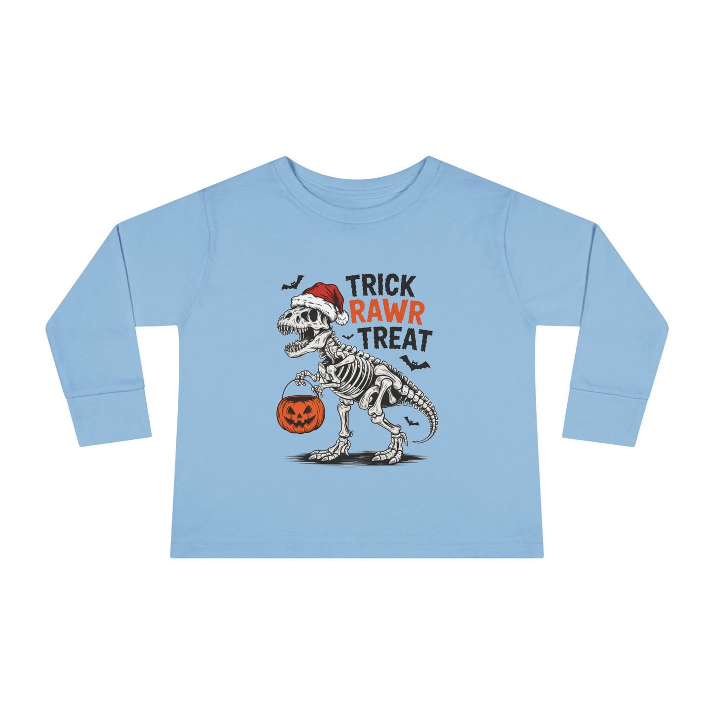 Trick Rawr Treat Toddler Long Sleeve Tee