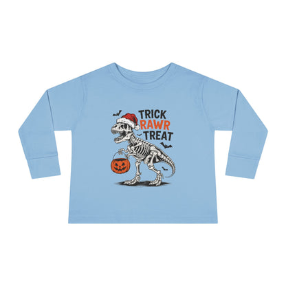 Trick Rawr Treat Toddler Long Sleeve Tee