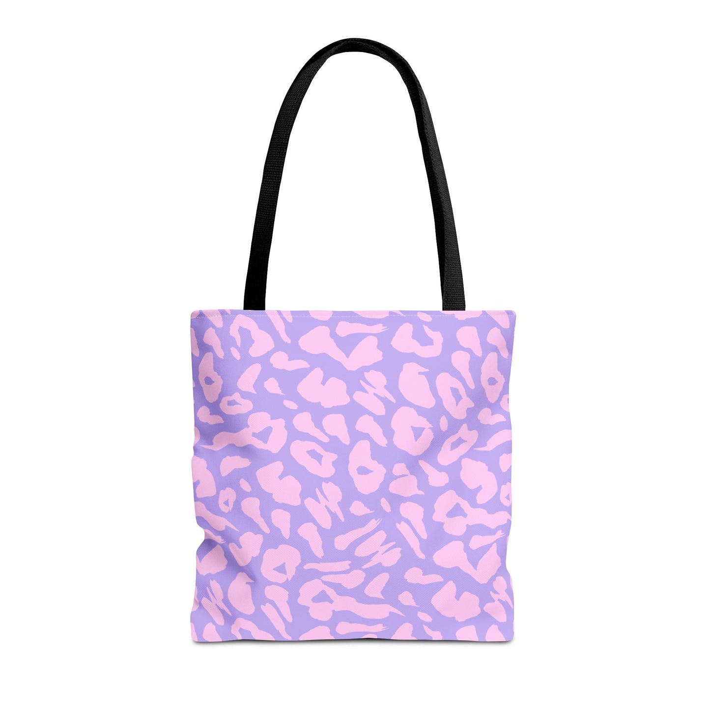 Cotton Candy Cheetah Print Canvas Tote Bag