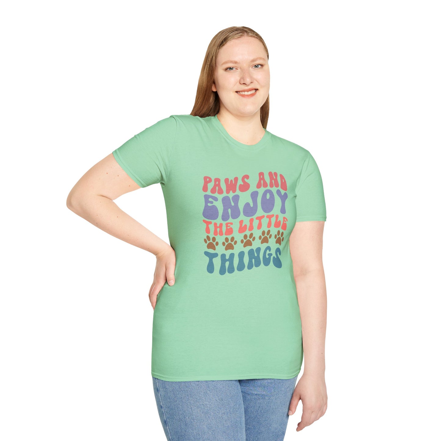 Paws And Enjoy The Little Things T-shirt