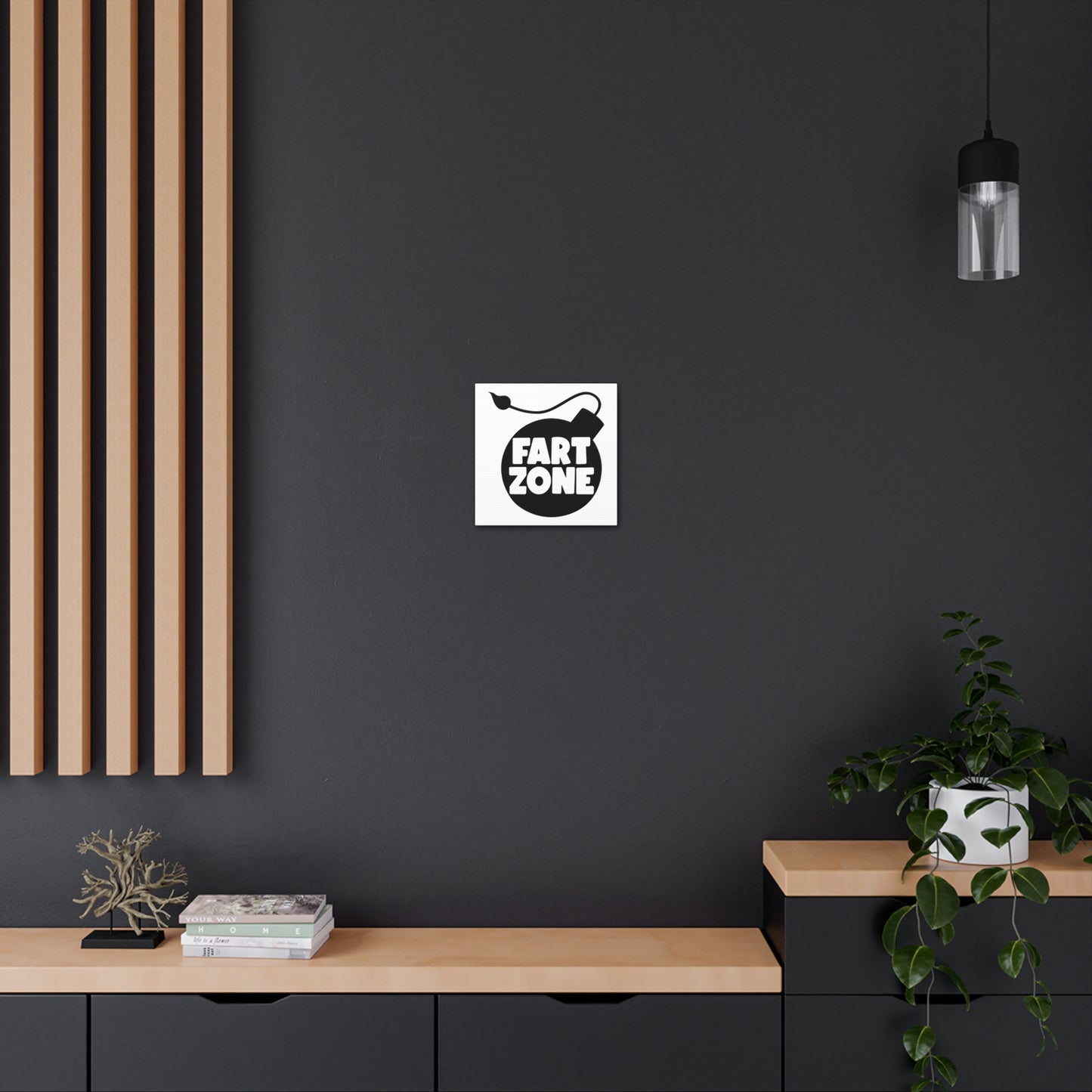 Fart Zone Canvas Square Wraps w/o Frame