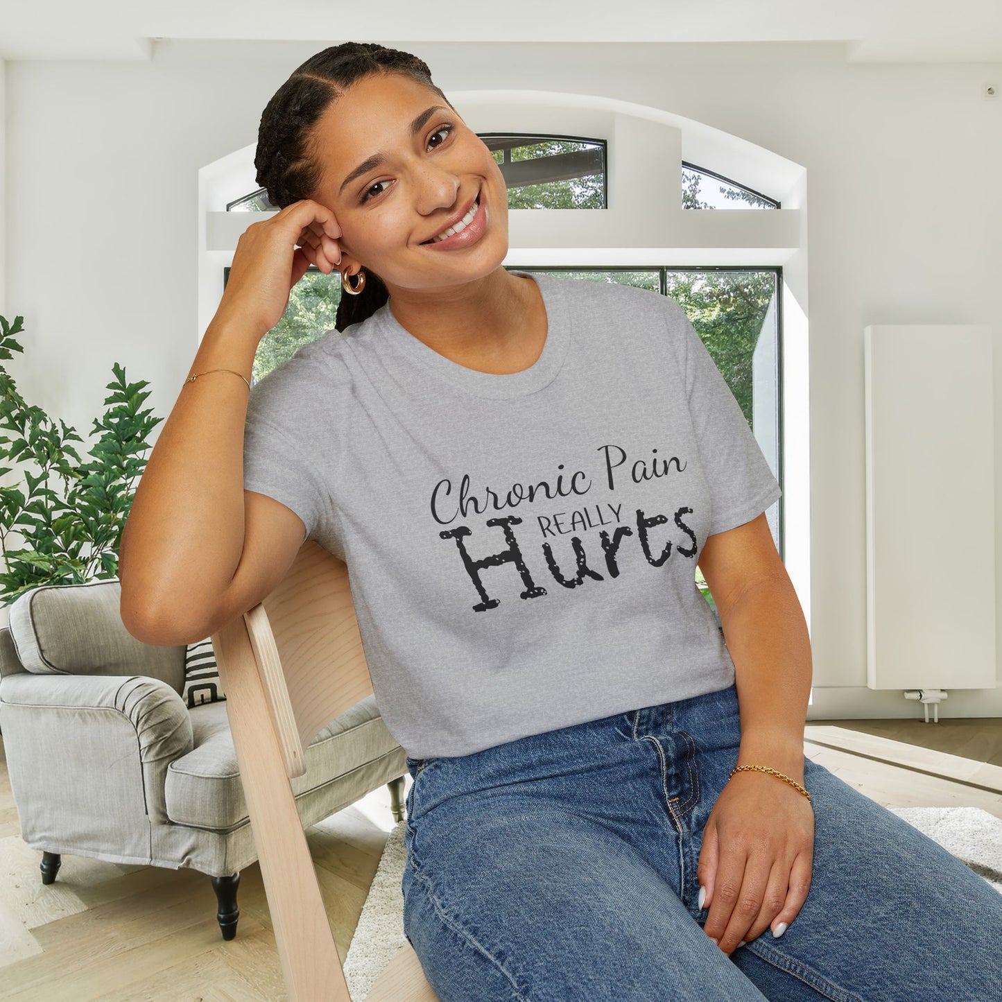 Chronic Pain Really Hurts Adult T-shirt