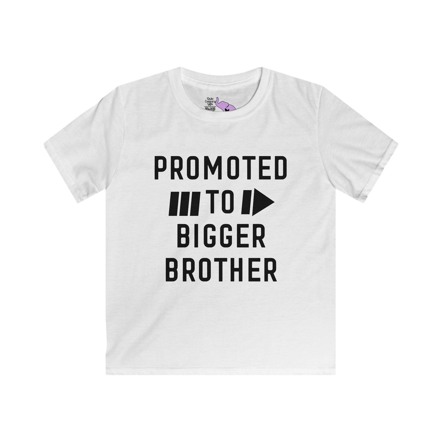 Promoted To Bigger Brother (Arrow) Youth Softstyle Tee