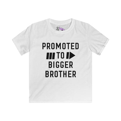 Promoted To Bigger Brother (Arrow) Youth Softstyle Tee
