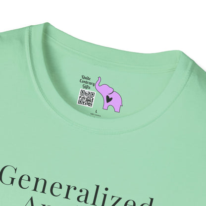 Geralized Anxiety Disorder 1 Star Would Not Recommend Adult T-shirt