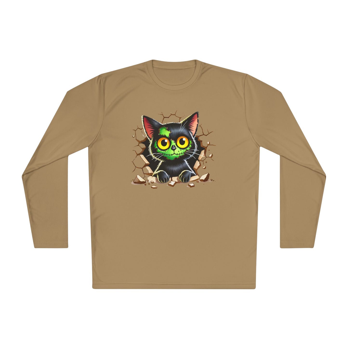 Zombie Kitty Adult Long Sleeve Tee
