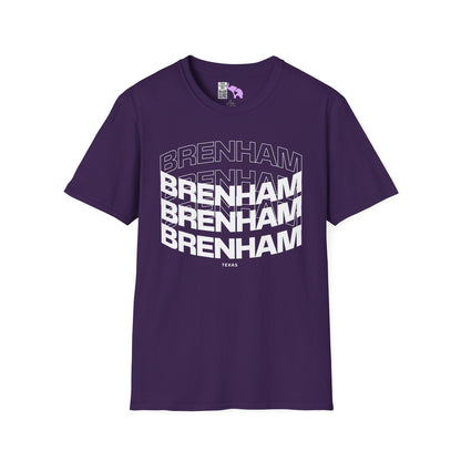 Brenham (Triple Arched) Texas Adult T-shirt
