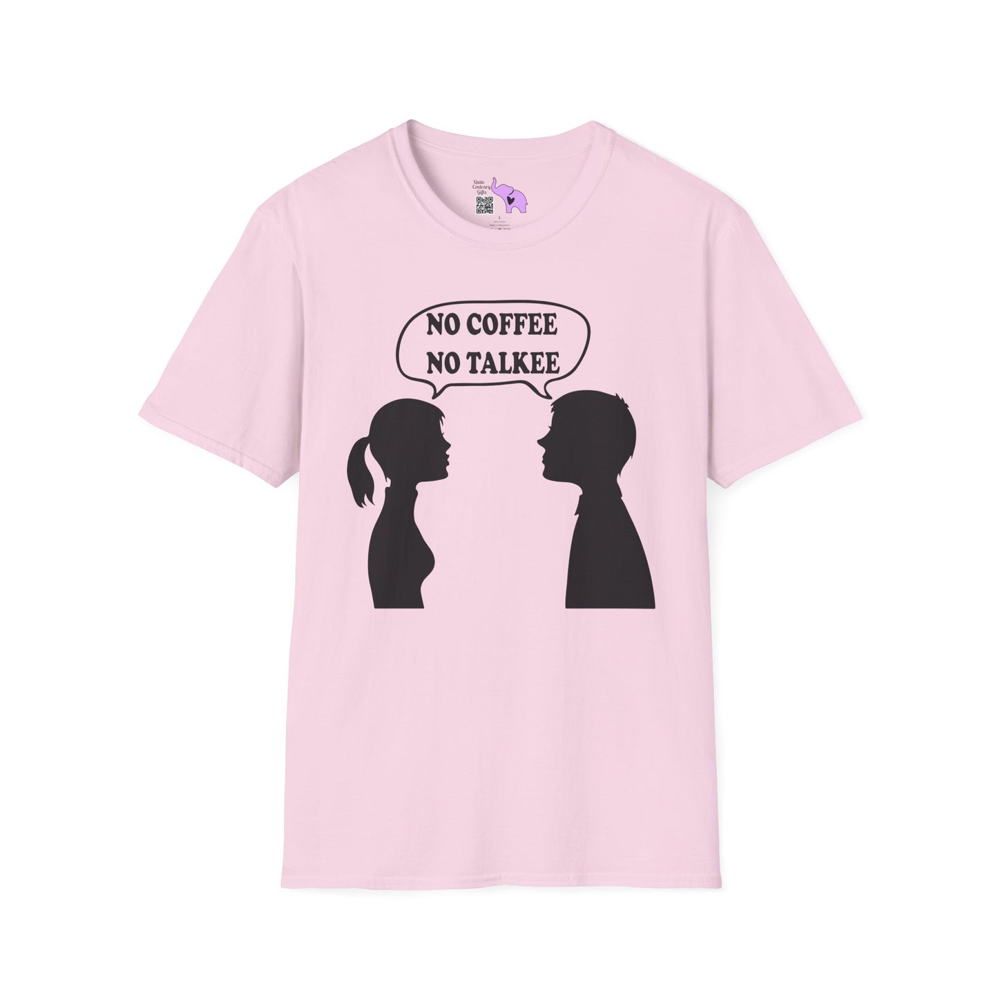 No Coffee No Talkee Adult T-shirt
