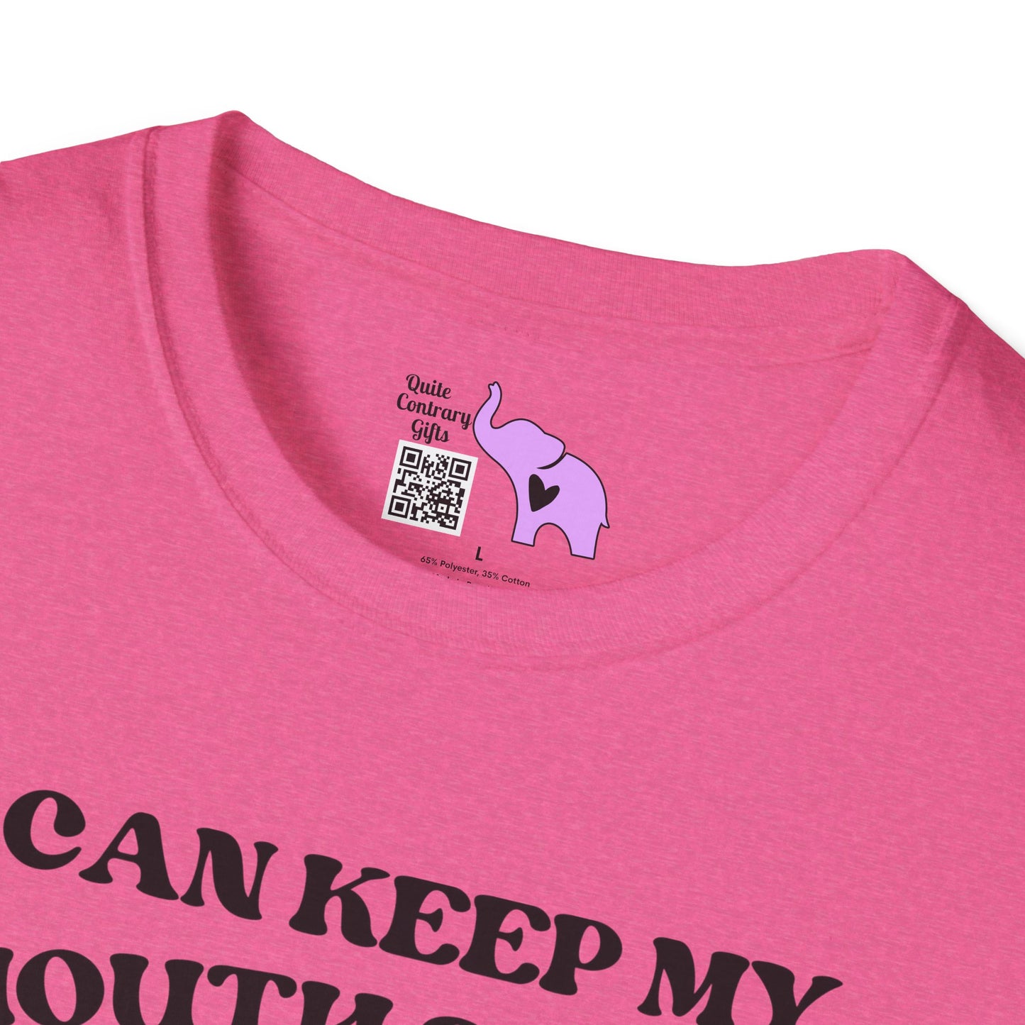 I Can Keep My Mouth Shut, But You Can Read The Subtitles On My Face Adult T-shirt