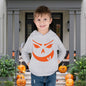 Goofy Grin Jack-O-Lantern Toddler Hoodie