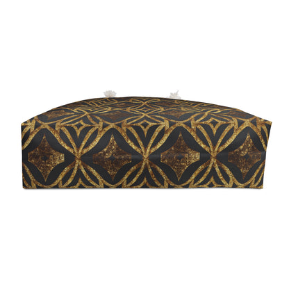 Golden Star Lattice Weekender Bag