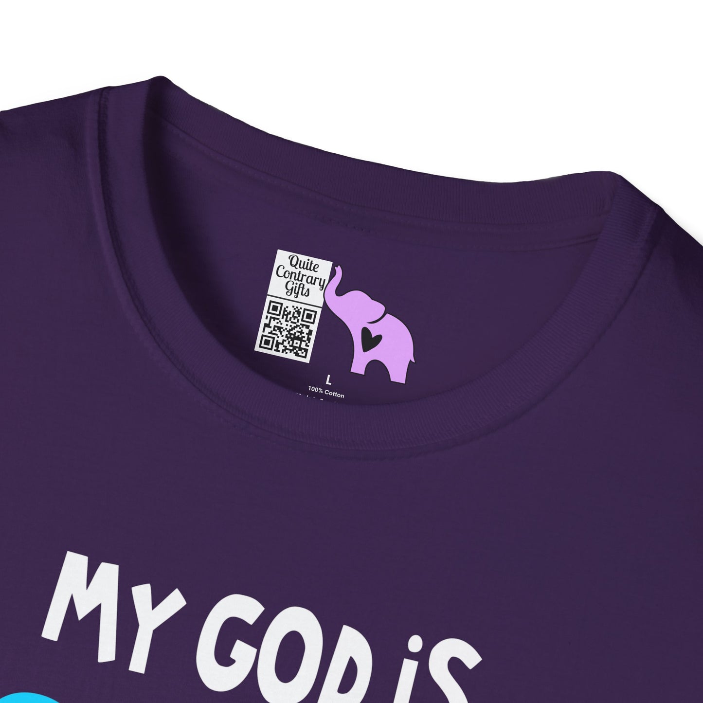 My God is So Big, So Strong, & So Mighty Adult T-shirt