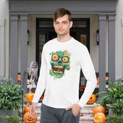 Creepy Ghoul Adult Long Sleeve Tee
