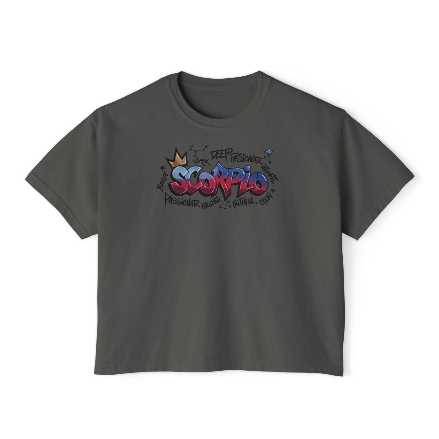 Scorpio Street Art Women's Boxy Tee