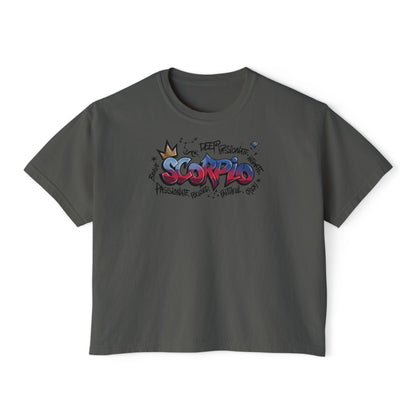 Scorpio Street Art Women's Boxy Tee