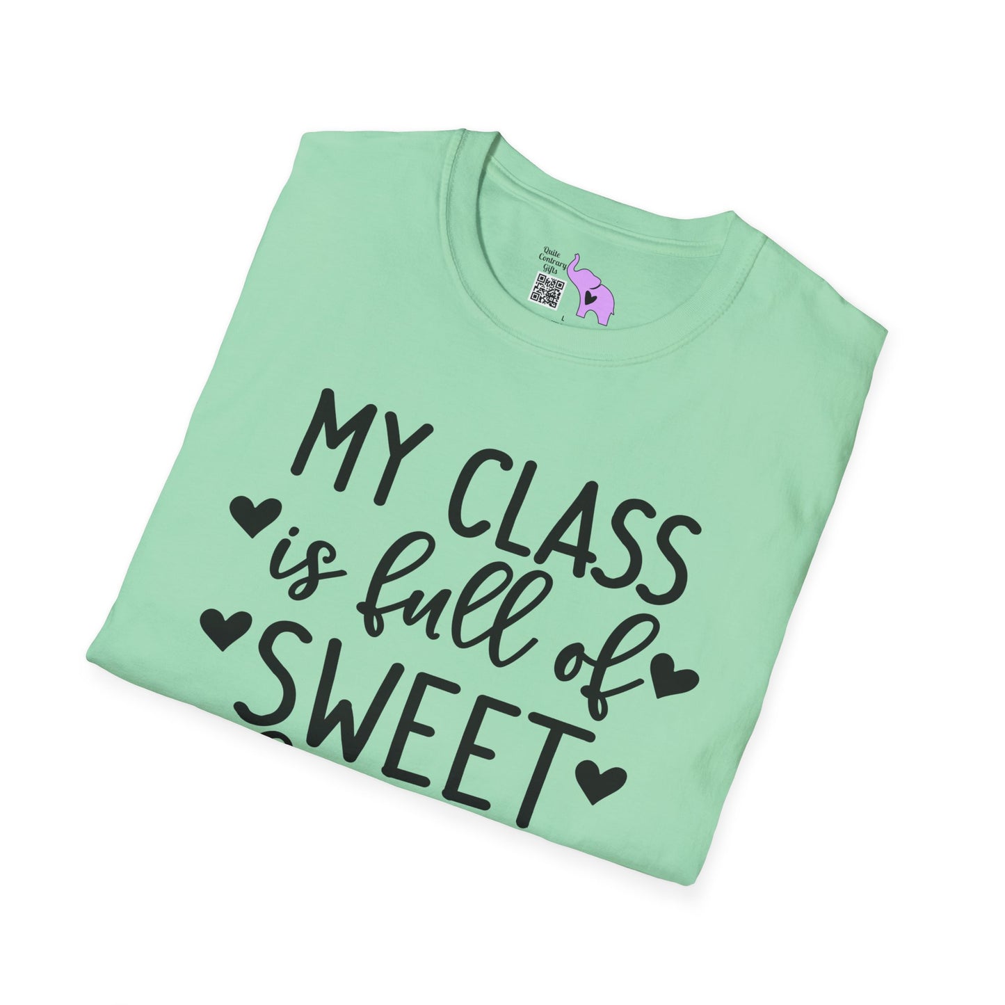 My Class is Full of Sweet Hearts Adult T-shirt