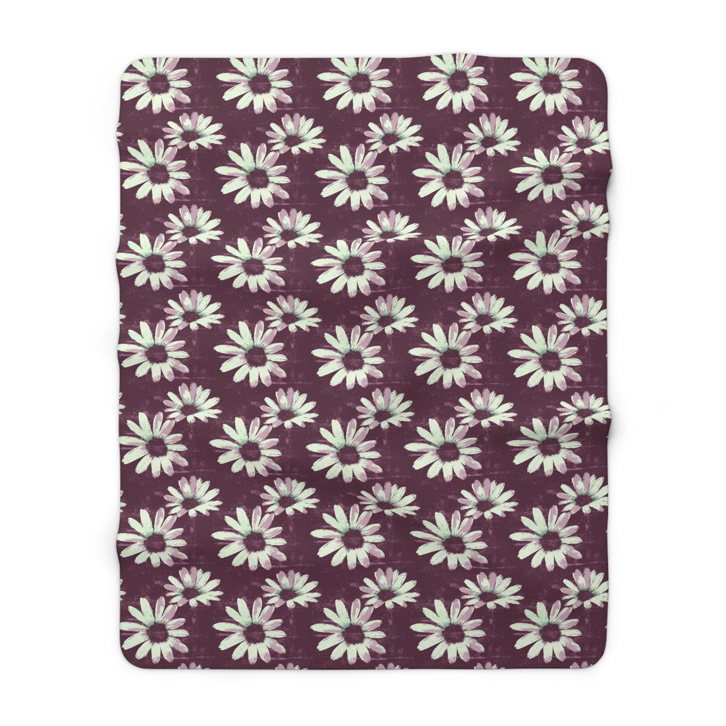Purple Tide Petals Fleece Blanket