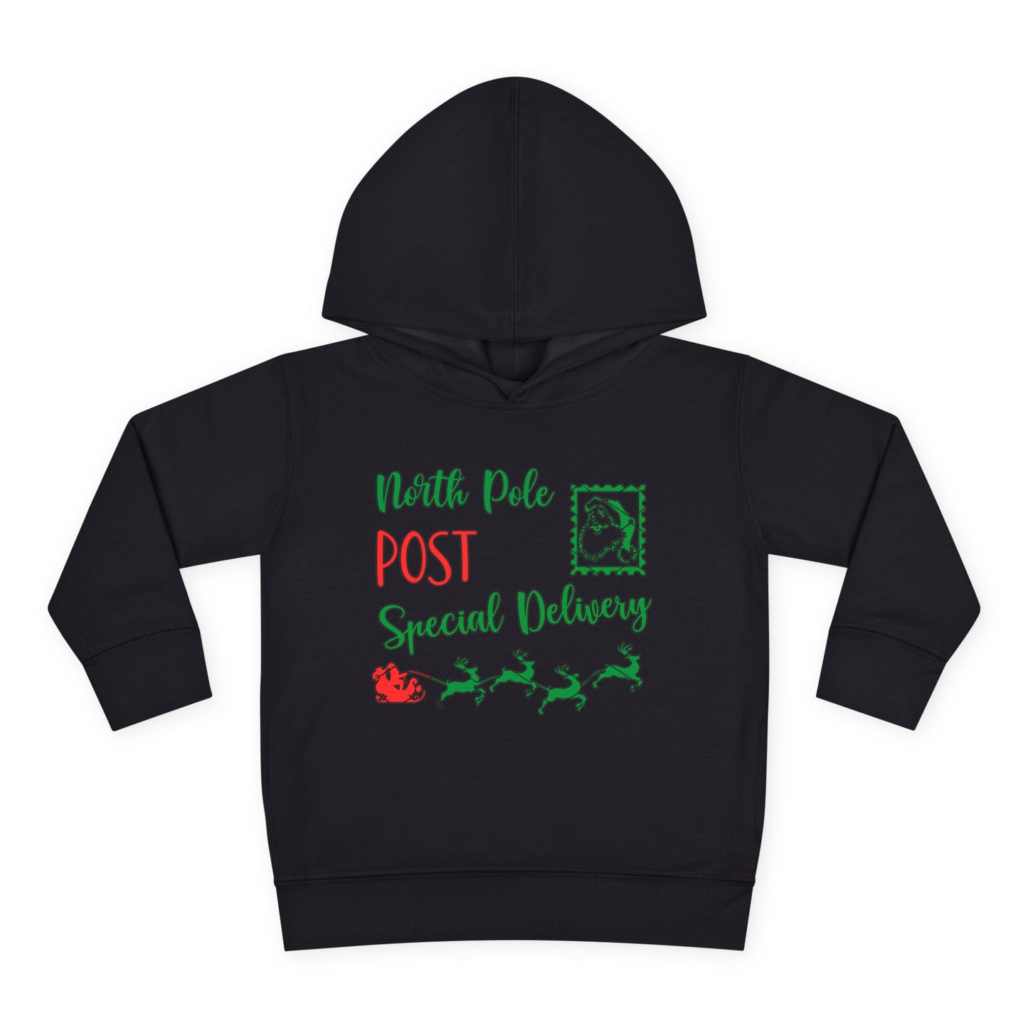 North Pole Post Special Delivery Toddler Pullover Fleece Hoodie