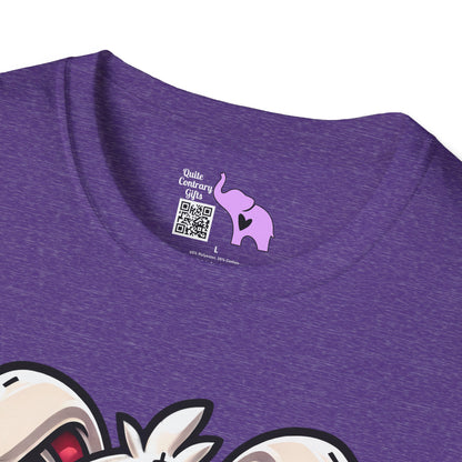 Boo You (Voodoo Bunny/Skull) Adult T-shirt